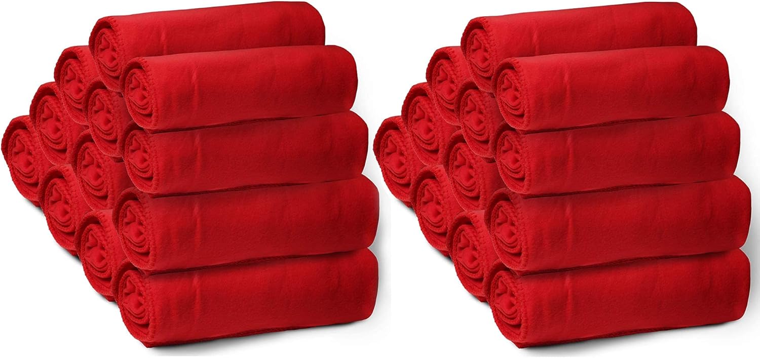 60 Pack Fleece Blankets 50" X 60" Throw Blanket i##e##s: Soft ^^ Warm ^^ Cozy ^^ Travel ^^ Outdoor ^^ Sofa ^^ Bulk ^^ Wholesale :i##e##s - Image 3