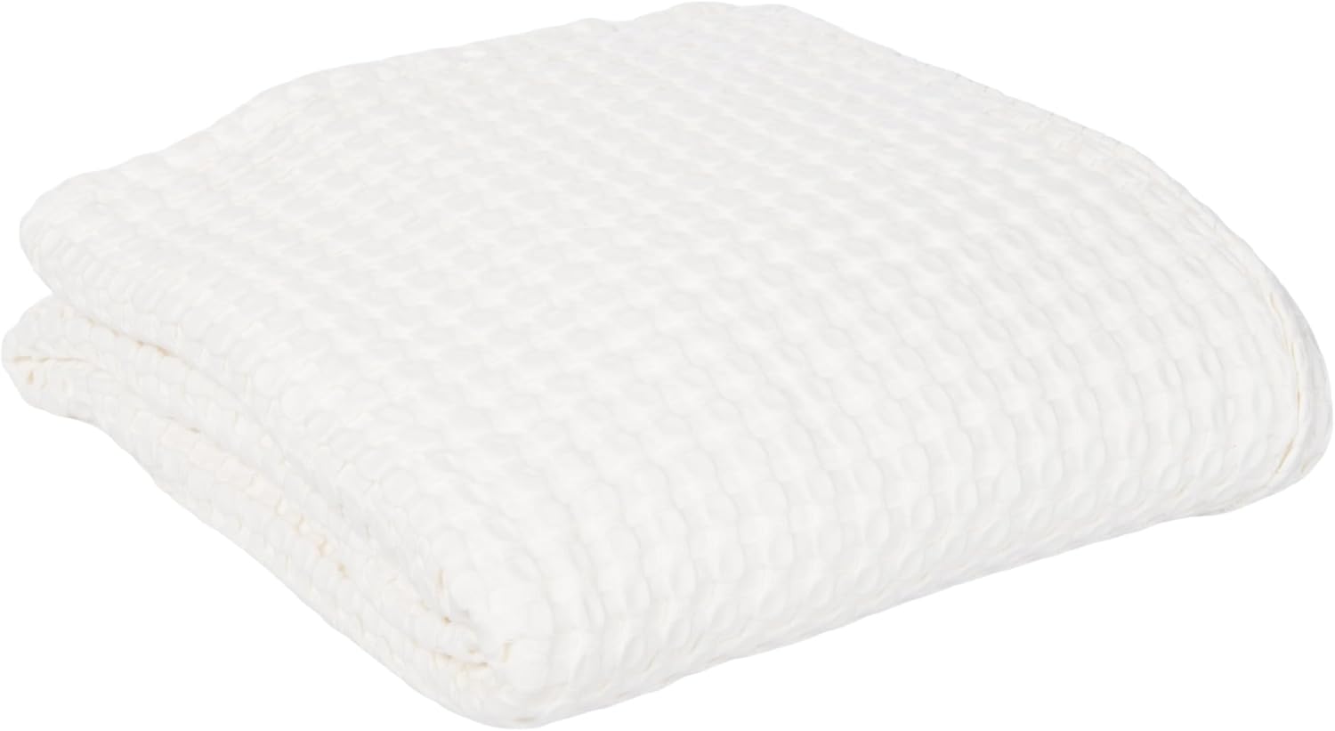 C&F Home 90"x92" Ivory Full\/Queen Luxury Premium 50% Natural Fibers 50% Cotton Waffle Lightweight Breathable Cooling Weighted Throw Blanket Home Living Room Bedroom Couch Sofa Cozy Fall Autumn Harvest - Image 3