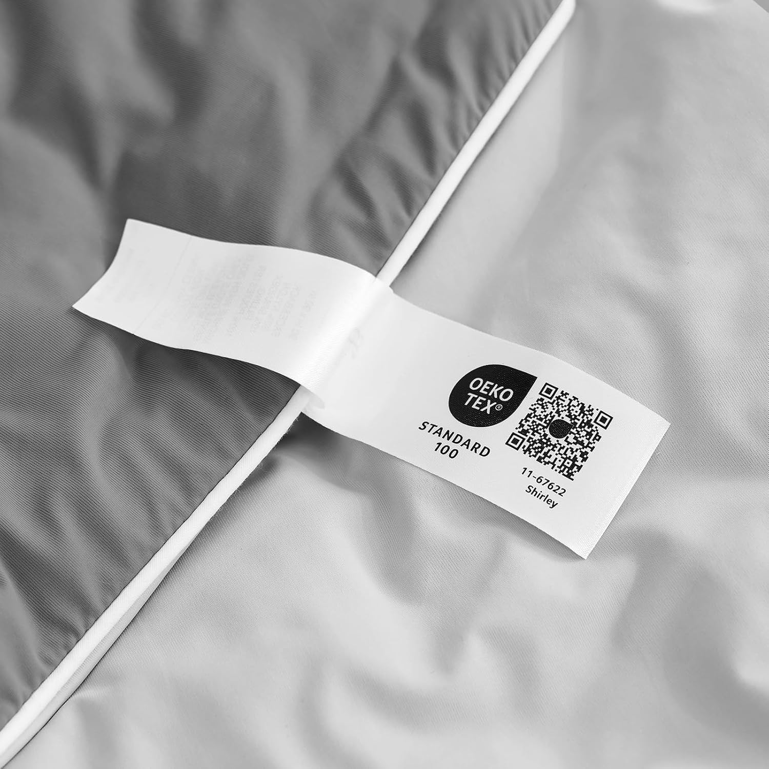 Cozy Bliss Luxury Faux Fur Throw Blanket Animal Striped Print 50 * 60 Inches and Grey Cooling Comforter Queen Size 90 * 90 Inches - Image 8