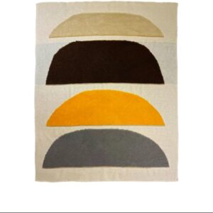 EWUROI Contrast Color Bedcloth Blanket, Single Small Throw Blanket for Sofa, Office Nap Blanket(130cmx170cm)