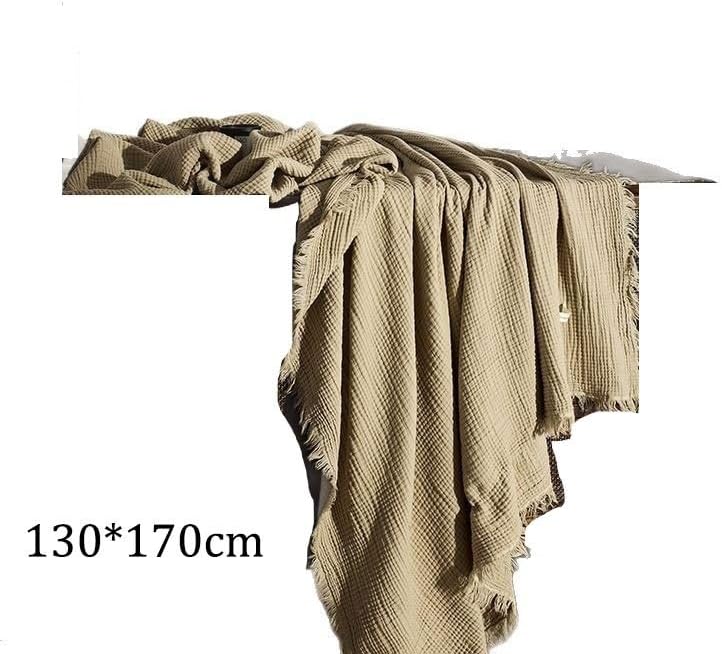 EWUROI Cotton Plush Yarn Cloth Fleece Blanket Blanket Throw(130 * 170cm) - Image 6