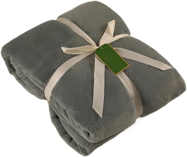 EWUROI Flannel Fleece Blanket Thick Coral Fleece Blanket Throw