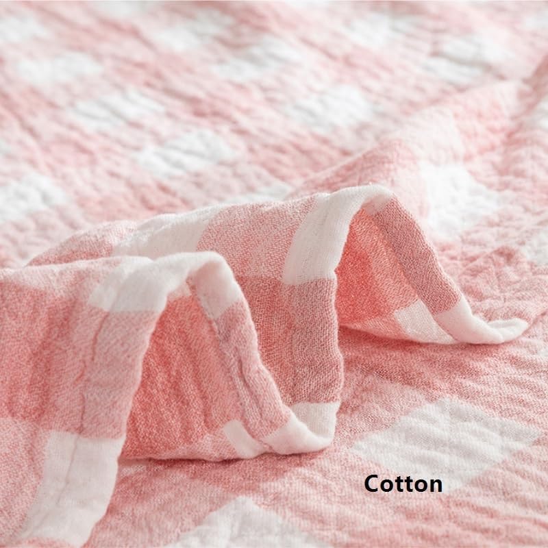 EWUROI Japanese Plush Cotton Fleece Blanket Cloth Nap Blanket Throw(White-Patch Five-Pointed star4,150 * 200cm) - Image 5