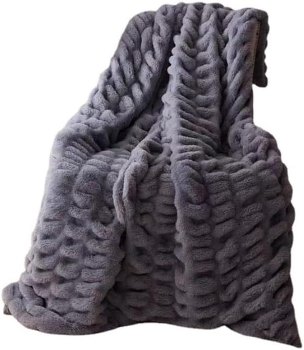 EWUROI Relax Plush on The Sofa Fleece Blanket for a Nap Blanket Throw(150 * 200cm)
