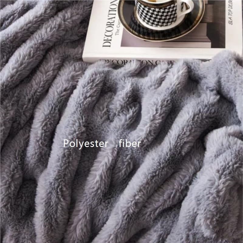 EWUROI Relax Plush on The Sofa Fleece Blanket for a Nap Blanket Throw(150 * 200cm) - Image 8