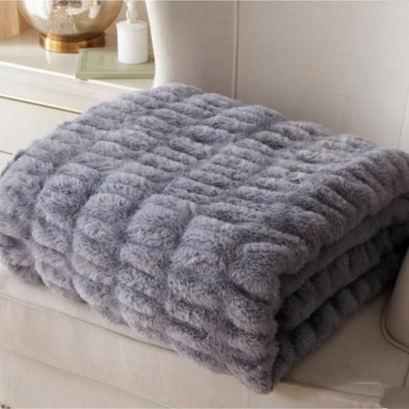 EWUROI Relax Plush on The Sofa Fleece Blanket for a Nap Blanket Throw(150 * 200cm) - Image 4