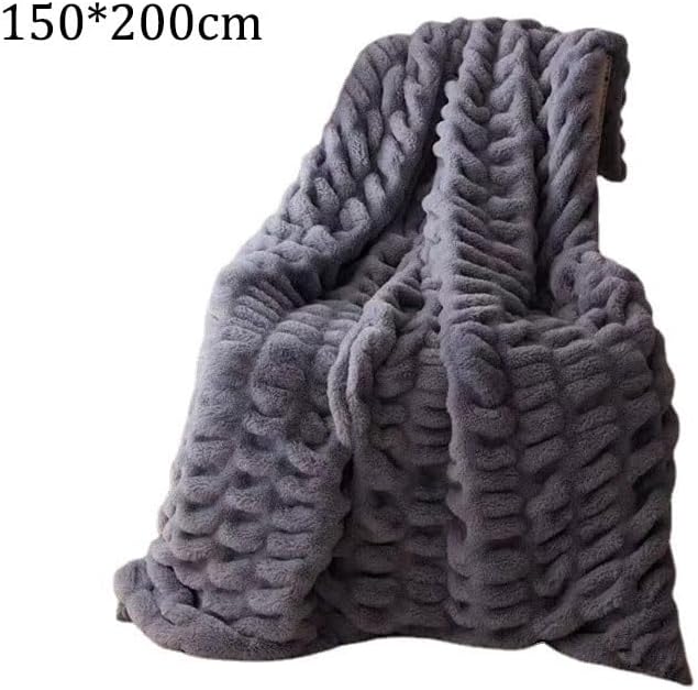 EWUROI Relax Plush on The Sofa Fleece Blanket for a Nap Blanket Throw(150 * 200cm) - Image 9