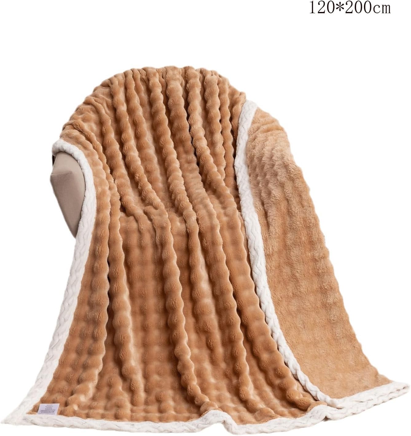 EWUROI Sofa Plush a Single Layer Fleece Blanket Nap on Blanket Throw(120 * 200cm) - Image 7