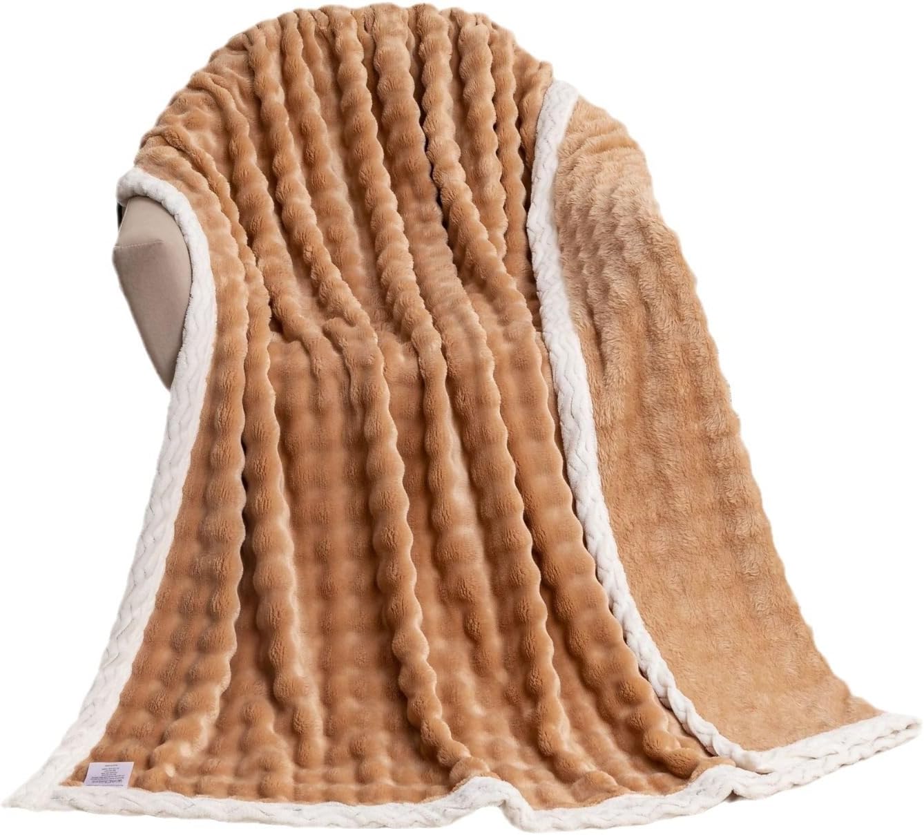 EWUROI Sofa Plush a Single Layer Fleece Blanket Nap on Blanket Throw(120 * 200cm)