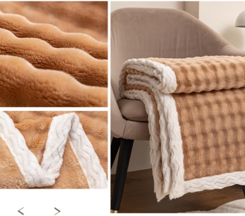 EWUROI Sofa Plush a Single Layer Fleece Blanket Nap on Blanket Throw(120 * 200cm) - Image 5