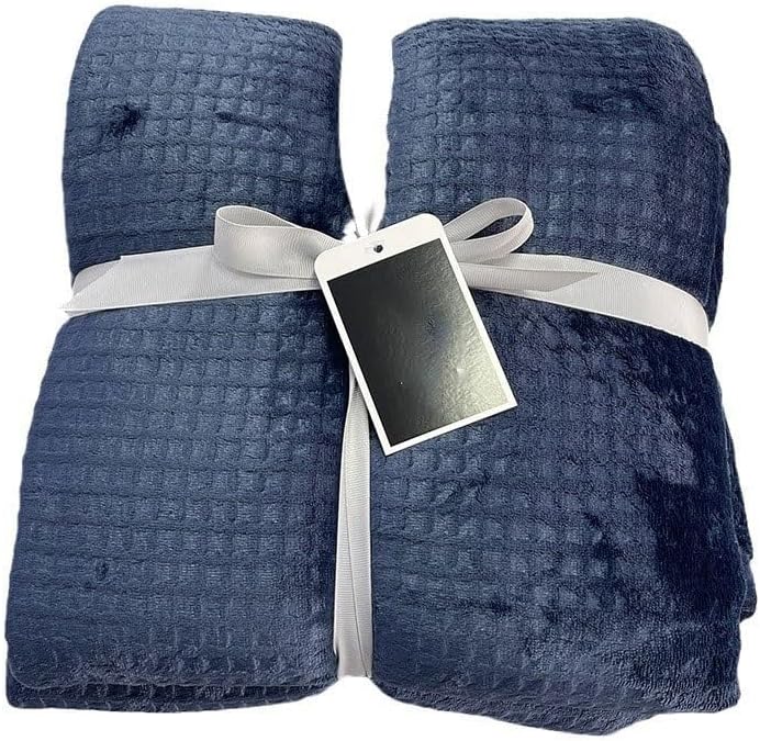 EWUROI Thick Fleece Blanket Velvet Single Nap Sofa Blanket Throw