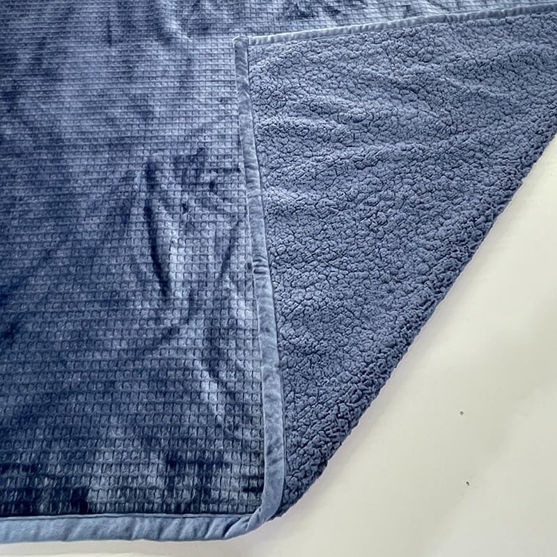 EWUROI Thick Fleece Blanket Velvet Single Nap Sofa Blanket Throw - Image 5