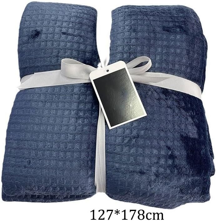 EWUROI Thick Fleece Blanket Velvet Single Nap Sofa Blanket Throw - Image 7