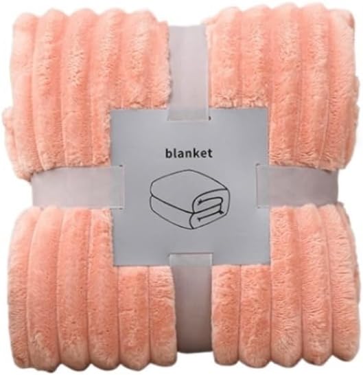 EWUROI Thickened Blanket Throw Flannel Sofa Plush for Student Office Nap(150 * 200cm)