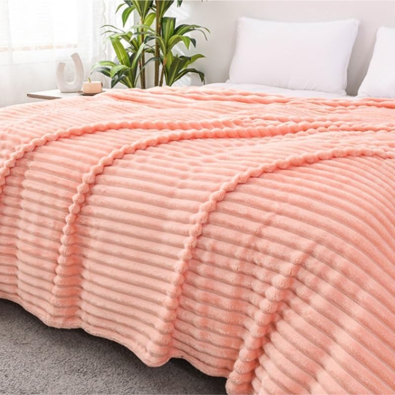 EWUROI Thickened Blanket Throw Flannel Sofa Plush for Student Office Nap(150 * 200cm) - Image 3