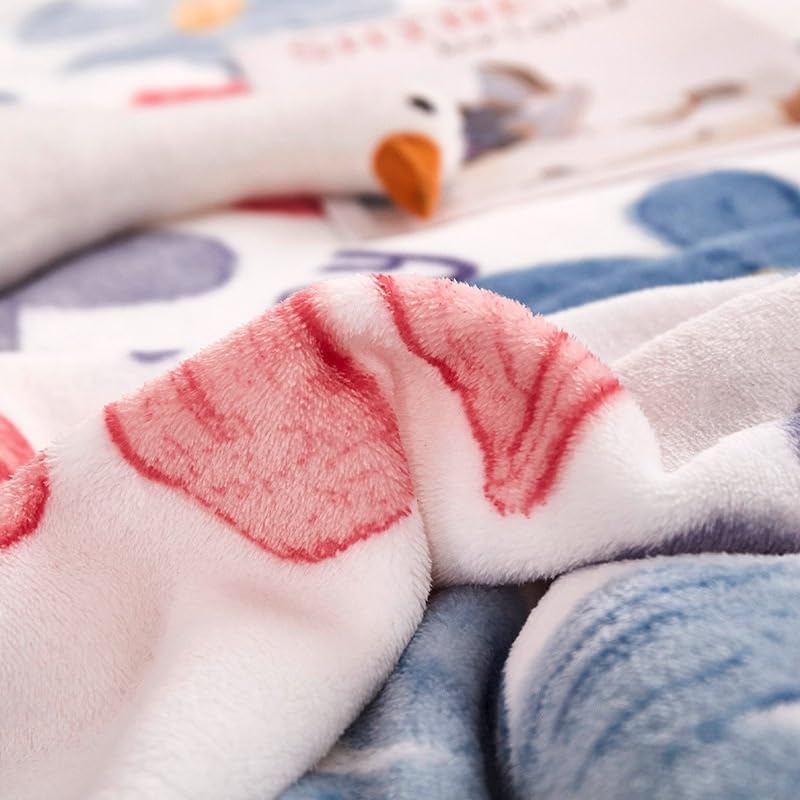 EWUROI Thickened Plush Mink Fleece Fleece Blanket Nap Air Conditioner Blanket Throw(200 * 230cm) - Image 3