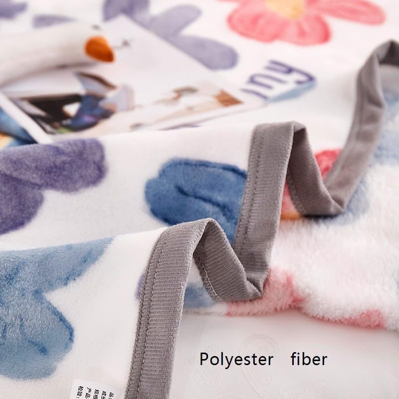 EWUROI Thickened Plush Mink Fleece Fleece Blanket Nap Air Conditioner Blanket Throw(200 * 230cm) - Image 5