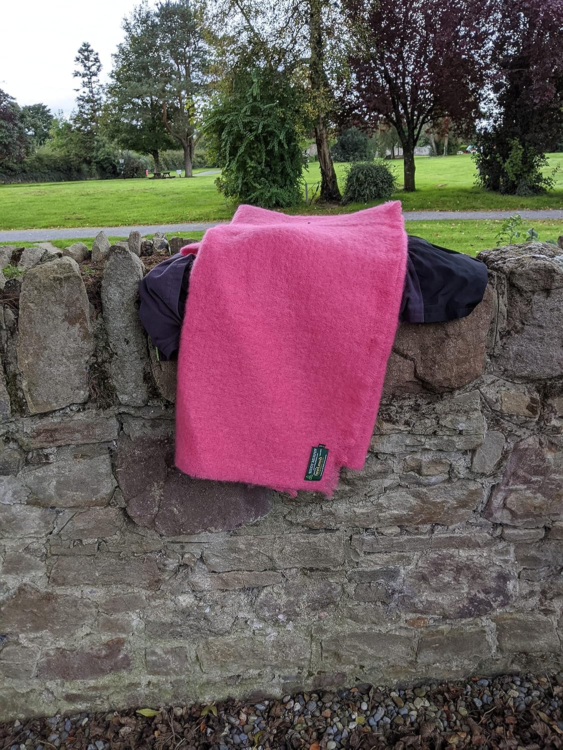 Genuine Irish Angora Mohair Wool Throw Blanket 72"x54" Inches Plaid Multicolor i##e##s: Super Soft Feel ^^ Warmth ^^ Traditional Celtic Style ^^ Imported from Ireland :i##e##s - Image 15