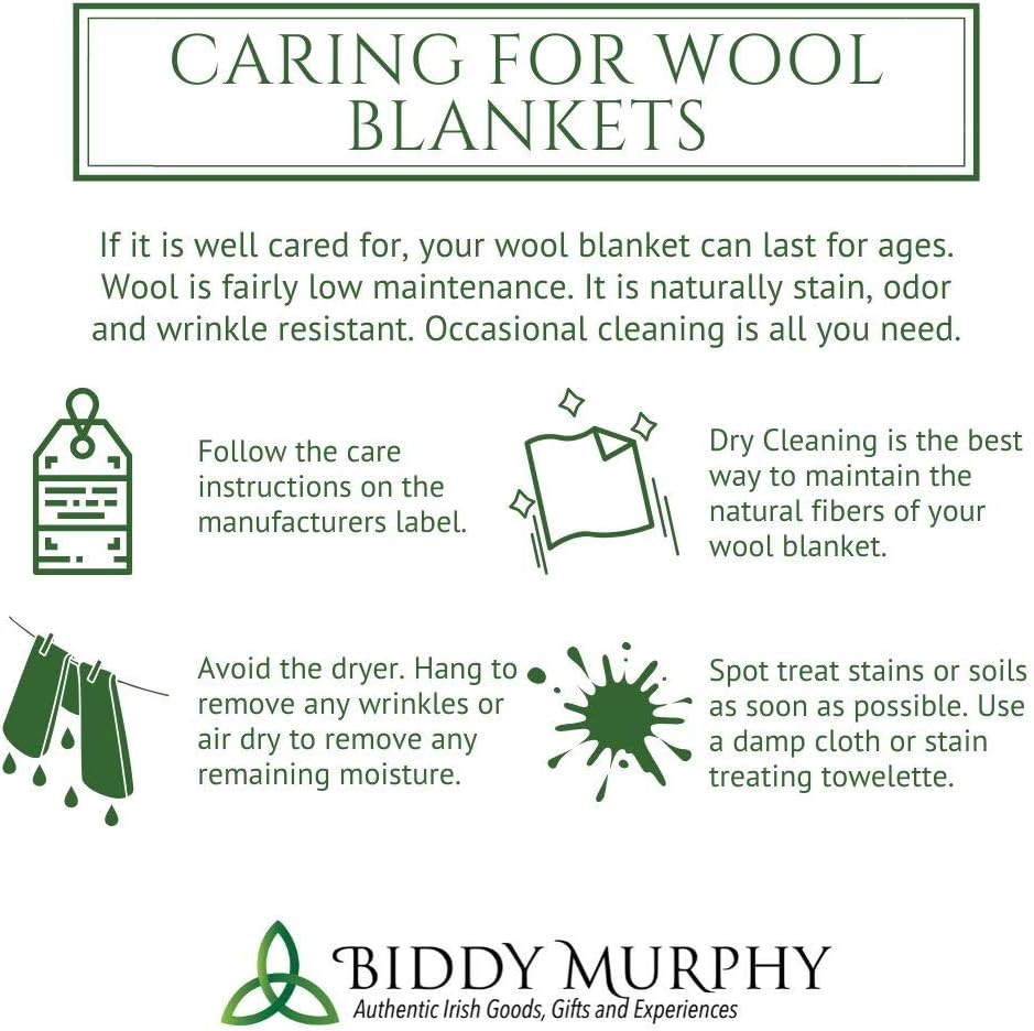 Grey Blanket Grey Wool Throw Supersoft Cashmere Fluffy Merino Wool 6 ft x 4.5 ft Classic Herrignbone Pattern Irish Artisan Weaving Mill i##e##s: Heirloom quality ^^ Woven in Ireland :i##e##s - Image 9