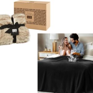 Hyde Lane Love Blanket & Faux Fur Throw Blanket Set