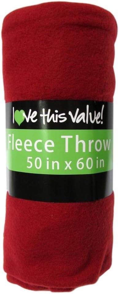 Imperial Home 24 Pack Wholesale Soft Cozy Fleece Blankets - 50" x 60" Comfy Throw Blankets (Grey) - Image 17