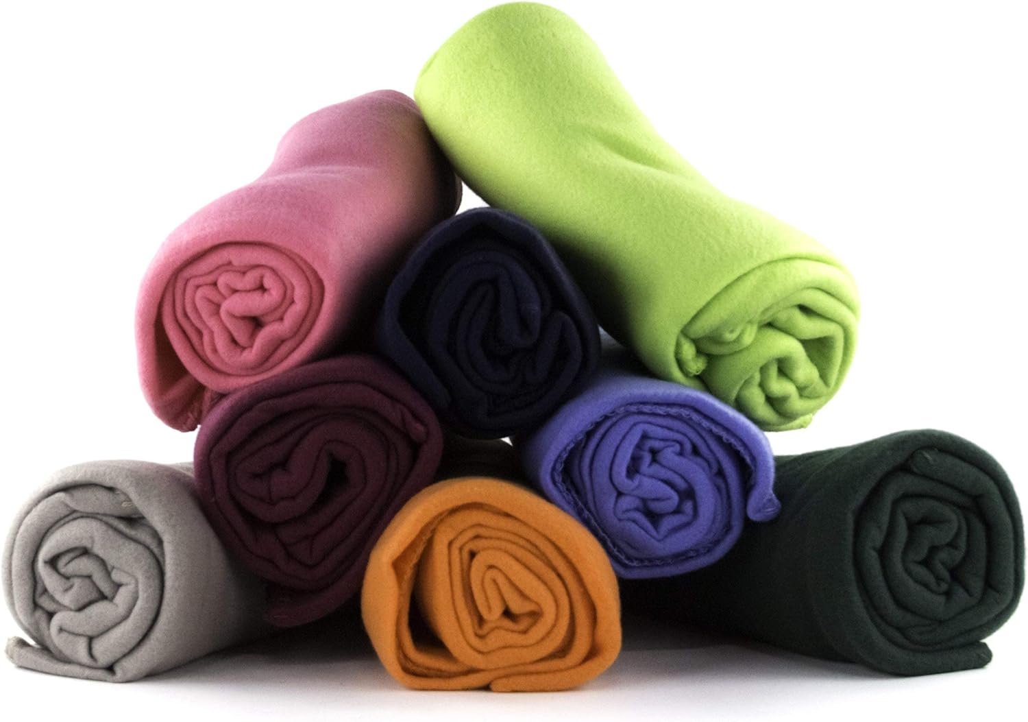 Imperial Home 24 Pack Wholesale Soft Cozy Fleece Blankets - 50" x 60" Comfy Throw Blankets (Grey) - Image 23