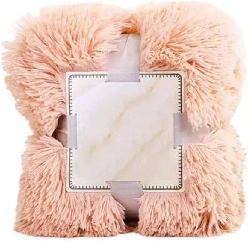MAKEJ Soft Fluffy Shaggy Warm Bed Sofa Bedspread Bedding Sheet Throw Blanket(E,160 * 200cm) - Image 7