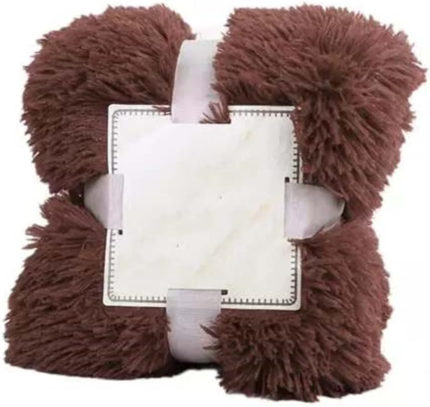 MAKEJ Soft Fluffy Shaggy Warm Bed Sofa Bedspread Bedding Sheet Throw Blanket(E,160 * 200cm) - Image 5