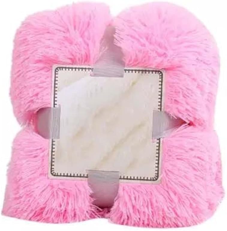 MAKEJ Soft Fluffy Shaggy Warm Bed Sofa Bedspread Bedding Sheet Throw Blanket(E,160 * 200cm)