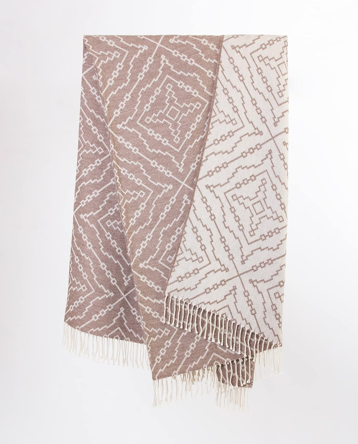 Maras 100% Baby Alpaca Wool Throw Blanket Large Sand\/Ivory i##e##s: Ultra-Soft ^^ Luxurious ^^ All-Season ^^ Cozy Wrap ^^ Bed & Sofa Blanket ^^ Indoor ^^ Outdoor & Travel ^^ for Men & Women ^^ Winter Blanket :i##e##s - Image 6