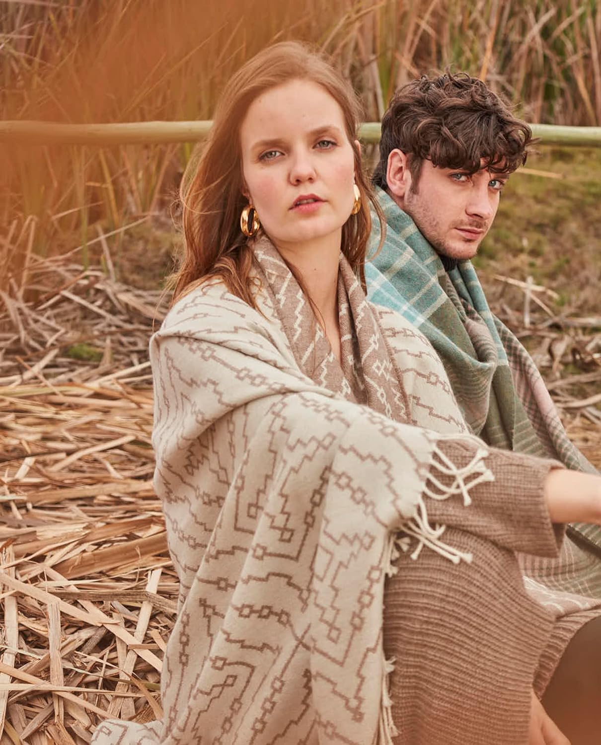 Maras 100% Baby Alpaca Wool Throw Blanket Large Sand\/Ivory i##e##s: Ultra-Soft ^^ Luxurious ^^ All-Season ^^ Cozy Wrap ^^ Bed & Sofa Blanket ^^ Indoor ^^ Outdoor & Travel ^^ for Men & Women ^^ Winter Blanket :i##e##s - Image 10