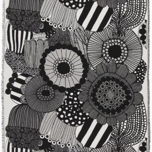 MARIMEKKO Siirtolapuutarha Blanket — Refine Your Home Décor with Our Iconic Black & White Decorative Throw Blankets for Sofa (51 x 71 Inch)