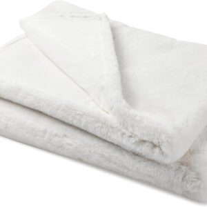 Nuzzie Snuggle Luxe Throw Blanket Vanilla 90"x108" i##e##s: Premium ^^ Cozy ^^ Soft ^^ Perfect Comfort ^^ Eco-Conscious :i##e##s