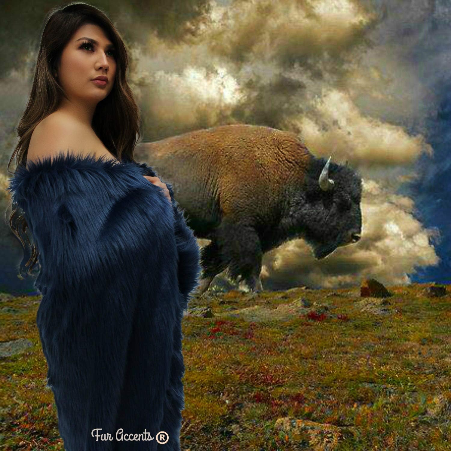 Plush Faux Fur - Throw Blanket - Fashion Fur - Rich Burgundy Wine Color - Shaggy - Shag - Fur Accents (3'x5', Burgundy Wine) - Image 57