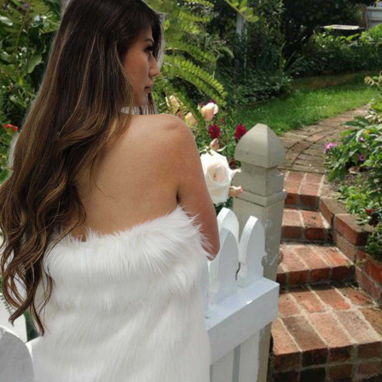 Plush Faux Fur - Throw Blanket - Fashion Fur - Rich Burgundy Wine Color - Shaggy - Shag - Fur Accents (3'x5', Burgundy Wine) - Image 9