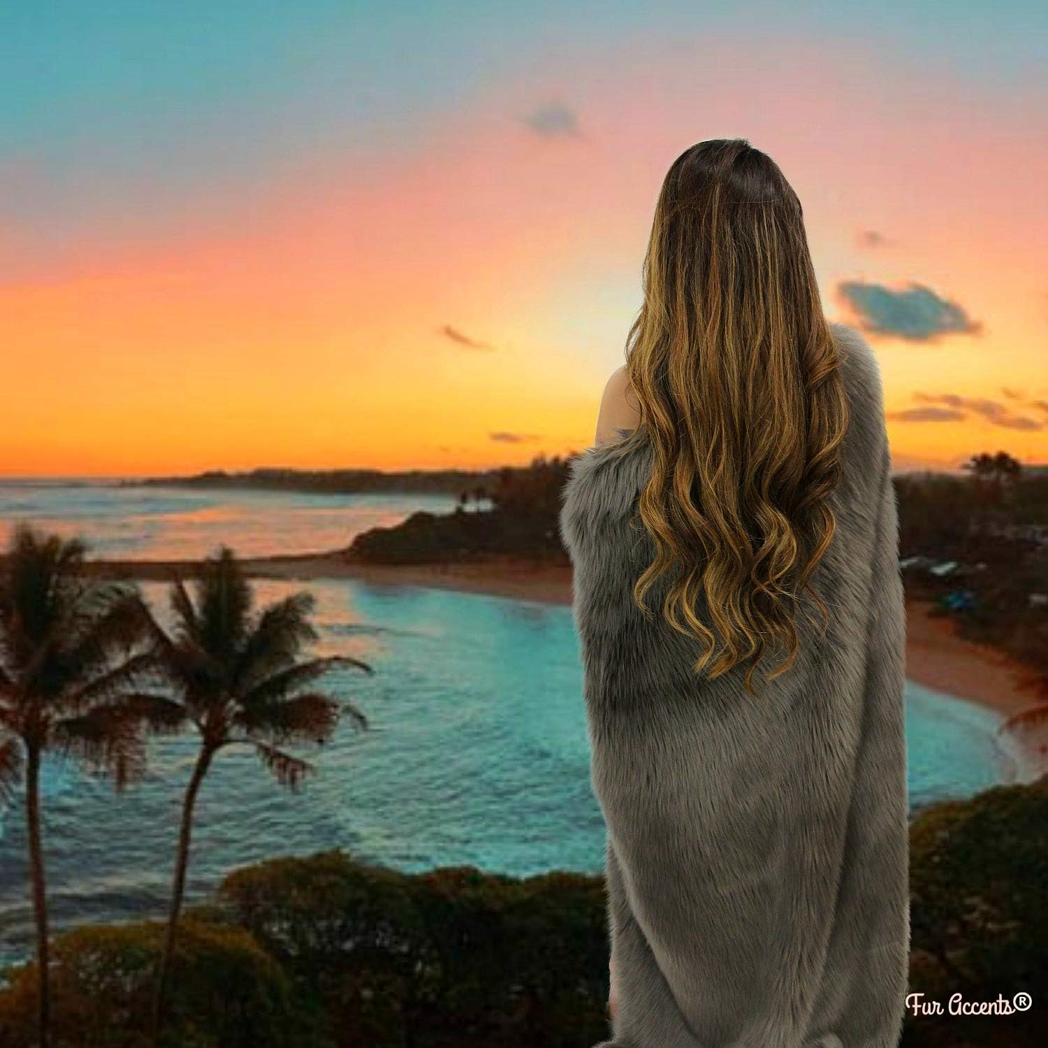 Plush Faux Fur - Throw Blanket - Fashion Fur - Rich Burgundy Wine Color - Shaggy - Shag - Fur Accents (3'x5', Burgundy Wine) - Image 28