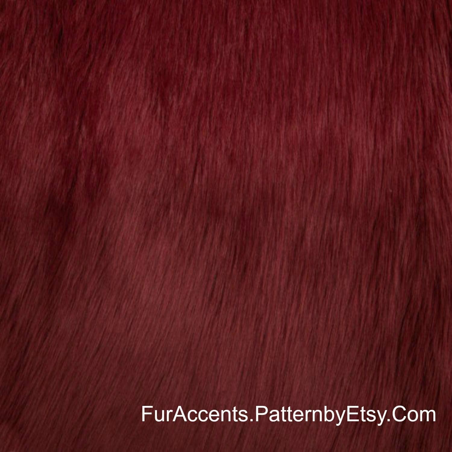 Plush Faux Fur - Throw Blanket - Fashion Fur - Rich Burgundy Wine Color - Shaggy - Shag - Fur Accents (3'x5', Burgundy Wine) - Image 6