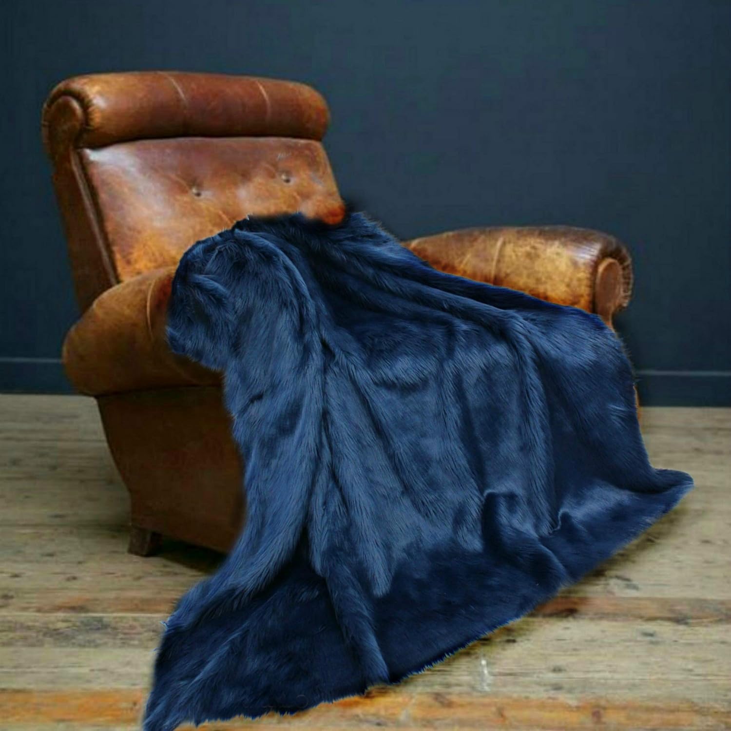 Plush Faux Fur - Throw Blanket - Fashion Fur - Rich Burgundy Wine Color - Shaggy - Shag - Fur Accents (3'x5', Burgundy Wine) - Image 39