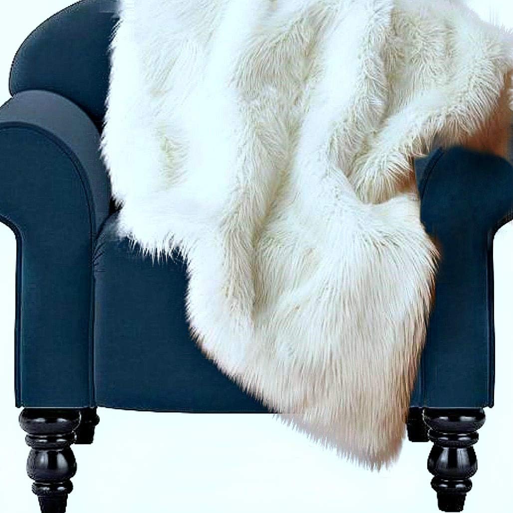 Plush Faux Fur - Throw Blanket - Fashion Fur - Rich Burgundy Wine Color - Shaggy - Shag - Fur Accents (3'x5', Burgundy Wine) - Image 27