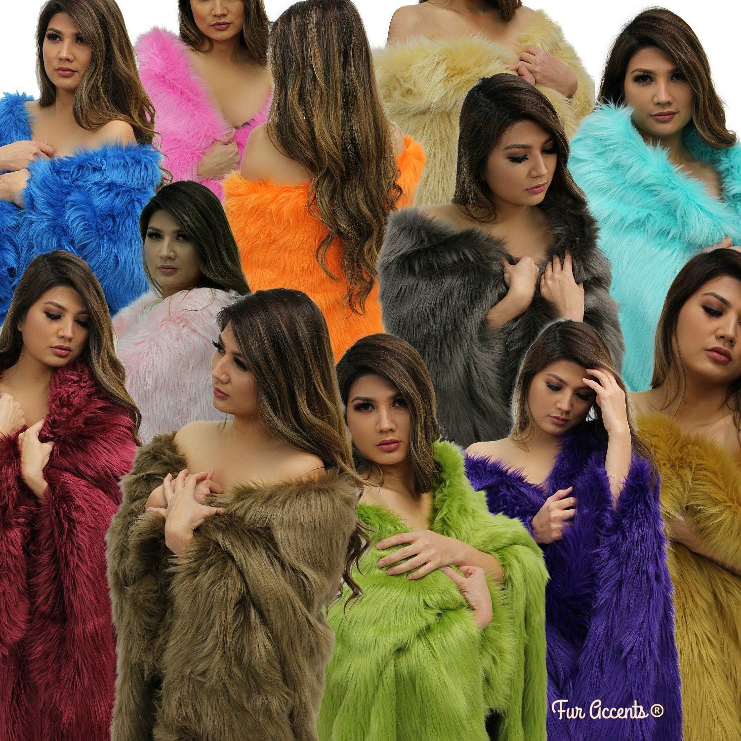 Plush Faux Fur - Throw Blanket - Fashion Fur - Rich Burgundy Wine Color - Shaggy - Shag - Fur Accents (3'x5', Burgundy Wine) - Image 38