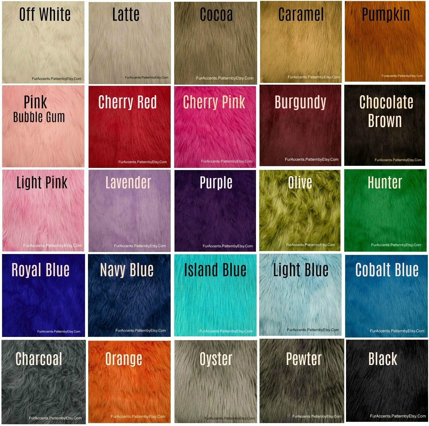 Plush Faux Fur - Throw Blanket - Fashion Fur - Royal Blue Shag King Bedspread Comforter - Shaggy - Shag - Fur Accents (King, Royal Blue) - Image 4