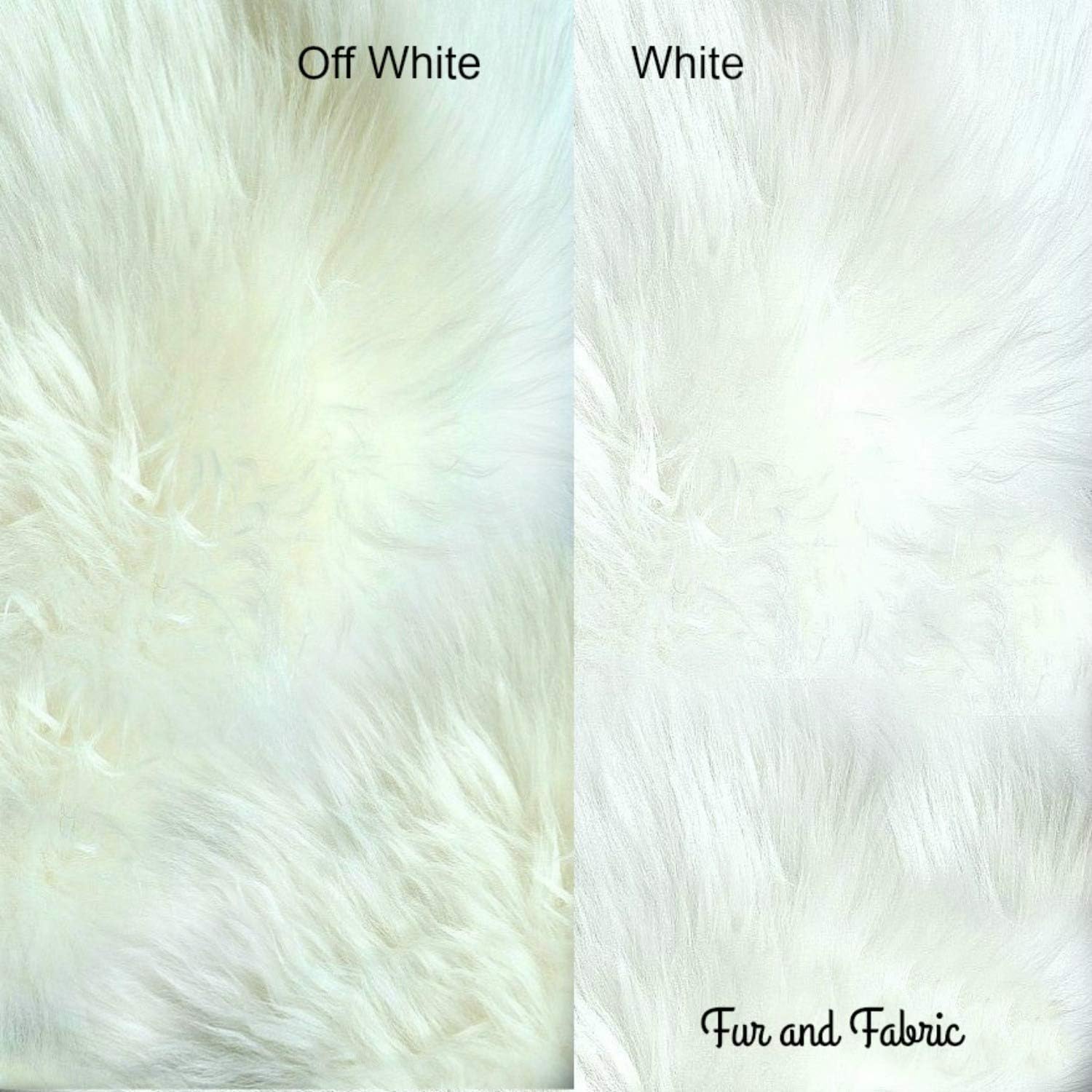 Plush Faux Fur - Throw Blanket - Fashion Fur - White Twin Bedspread - Shaggy - Shag - Fur Accents (Twin, White) - Image 5