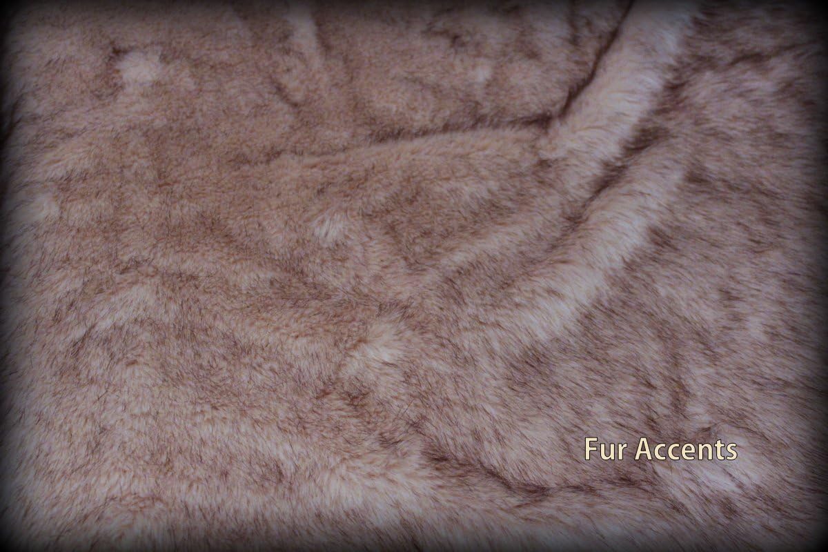 Premium Faux Fur Throw Blanket/Rugs/Luxury Brown TIP Arctic Fox Faux Fur Other Sizes, Colors Available/New 60"x70" - Image 2