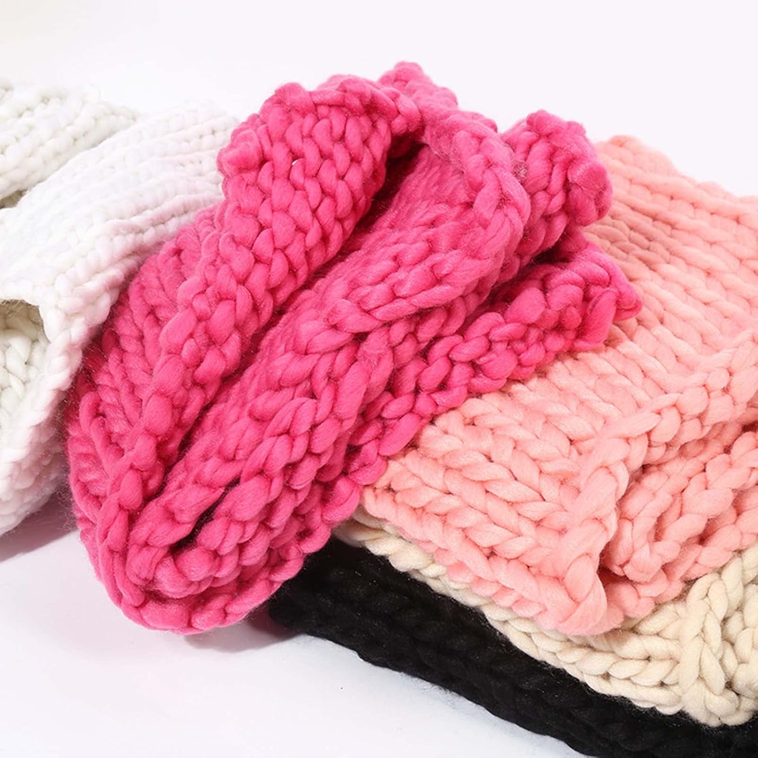 RGRE Soft Luxury Chunky Knitted Blankets 79x79 inches, Hand Made Chunky Knit Throw Blanket, Large Thick Wool Bulky Knitting Throw, Warm Cozy Woven Blankets for Couch Bed Chair - Image 5