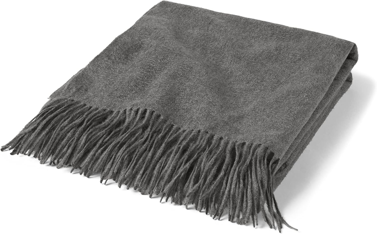 State Cashmere Home Throw Blanket with Decorative Fringe 100% Pure Cashmere Ultra Soft Accent Blanket for Couch, Sofa & Bed (Black, 60"x50") - Image 8