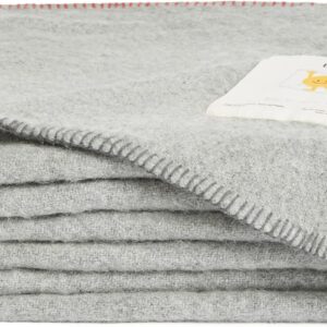 UnHide Knit Alpaca Blanket - 60" x 80" Ultra-Soft & Lightweight Throw - Made with Alpaca & Merino Wool - Sustainable & Ethically Sourced - Silver Fox