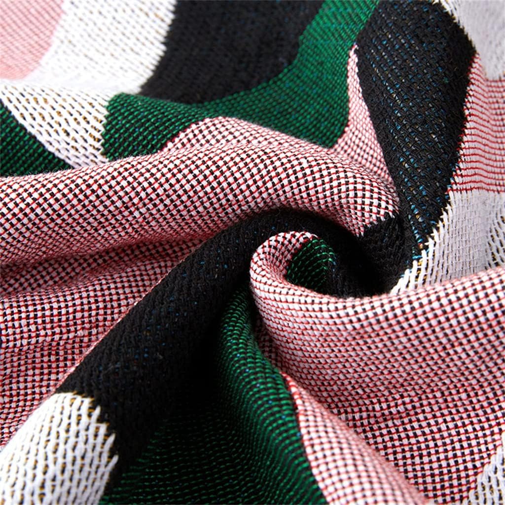 UOHLCX HBJWOV Geometric Vintage Knitted Sofa Throw Blanket Cotton Towel Thread Bedding Blanket for Couch Chair Tapestry Carpet Travel Blanket - Image 5
