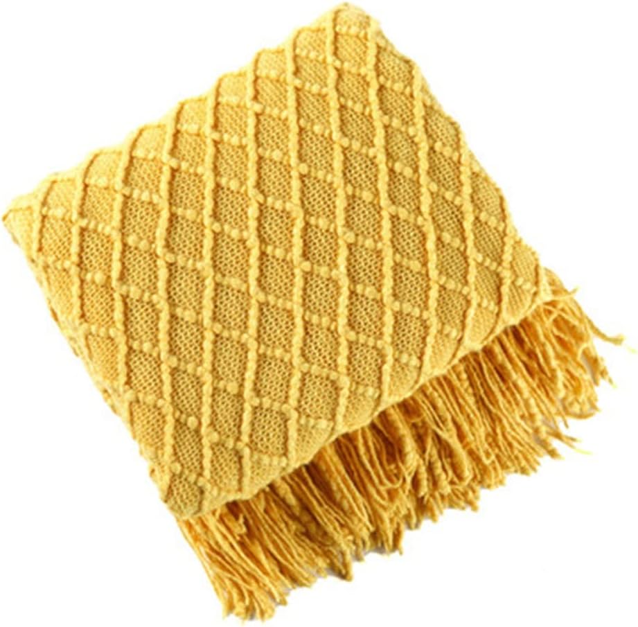 UOHLCX HBJWOV Knitted Plaid Blanket Solid Color Waffle Embossed Blanket Nordic Decorative Blanket for Sofa Bed Throw Chunky Knit Throw Blanket(White-Dinosaur Doodle4,130x220cm)