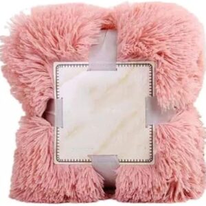 UOHLCX HBJWOV Soft Fluffy Shaggy Warm Bed Sofa Bedspread Bedding Sheet Throw Blanket(Black,130 * 160cm)